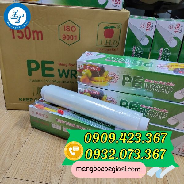 Màng bọc thực phẩm PE 150 giá sỉ Màng bọc thực phẩm PE 150
