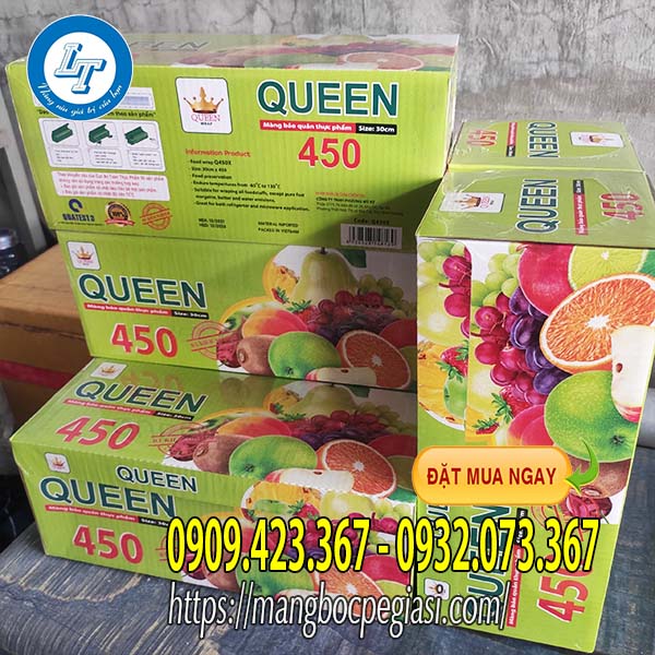 Màng bọc thực phẩm queen 450 giá sỉ Màng bọc thực phẩm queen 450 giá sỉ