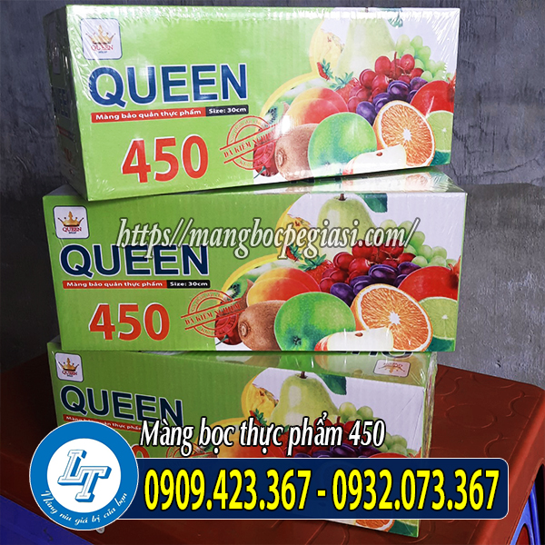 Màng bọc thực phẩm queen 450 Màng bọc thực phẩm queen 450