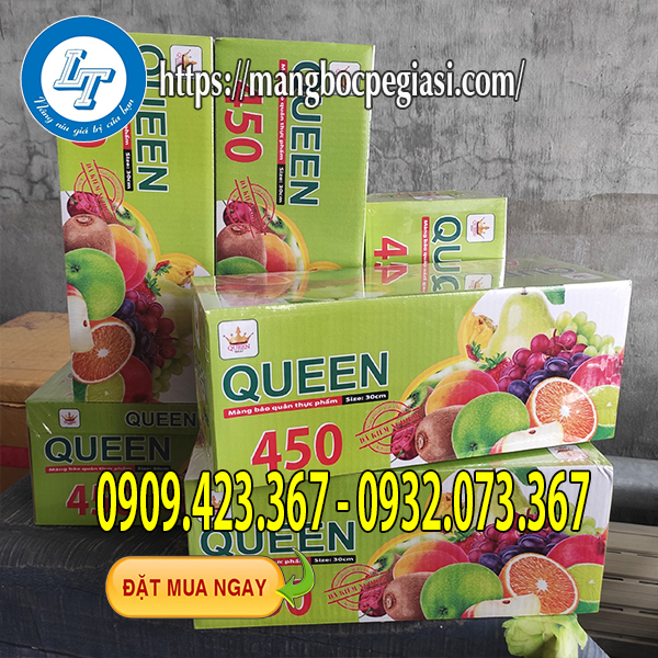 Màng bọc thực phẩm queen 45cmx450m Màng bọc thực phẩm queen 45cmx450m