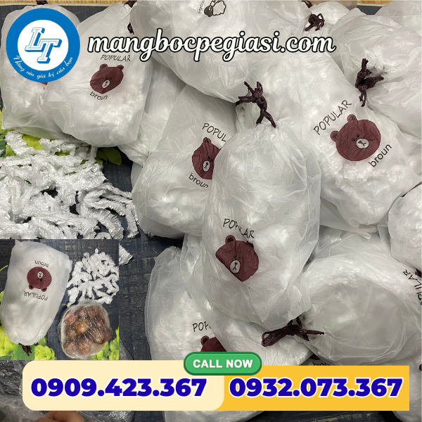 Màng bọc thực phẩm túi gấu 100 cái/bịch