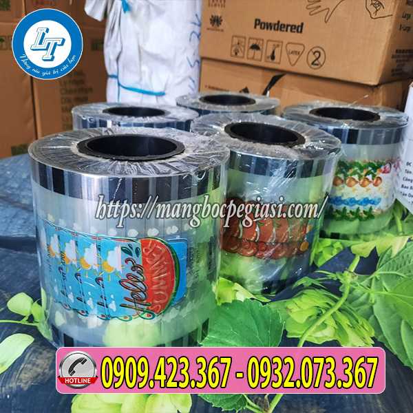 Màng dán miệng ly in họa tiết đẹp mắt Màng dán miệng ly in họa tiết đẹp mắt