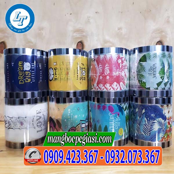 Màng dán miệng ly nhiều màu sắc Màng dán miệng ly nhiều màu sắc