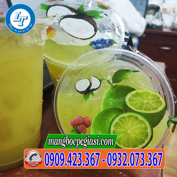 Màng dán miệng ly nước mía Màng dán miệng ly nước mía