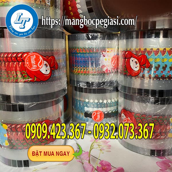 Màng dập cốc in họa tiết giá sỉ Màng dập cốc in họa tiết giá sỉ