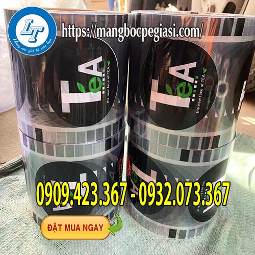 Màng dập cốc in họa tiết sẵn Màng dập cốc in họa tiết sẵn