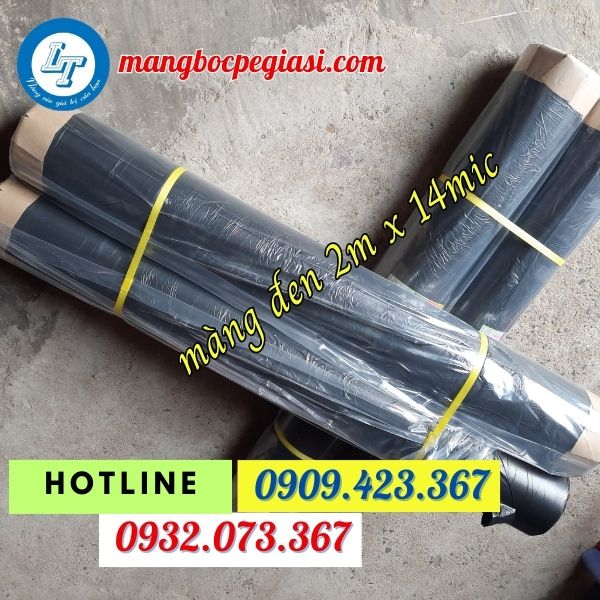 màng đen lót sà bê tông 1m2 x 14mic màng đen lót sà bê tông 1m2 x 14mic