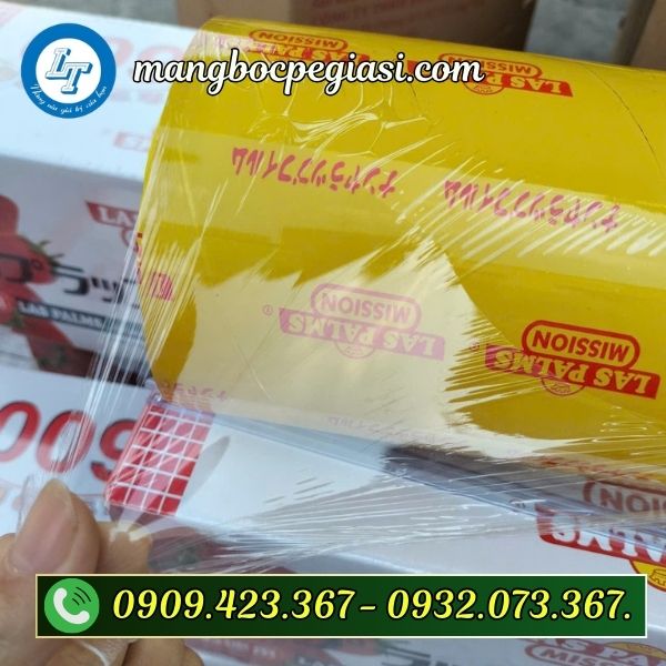 Màng bọc thực phẩm LAS PALMS 600dẻo dai, trong suốt Màng bọc thực phẩm LAS PALMS 600