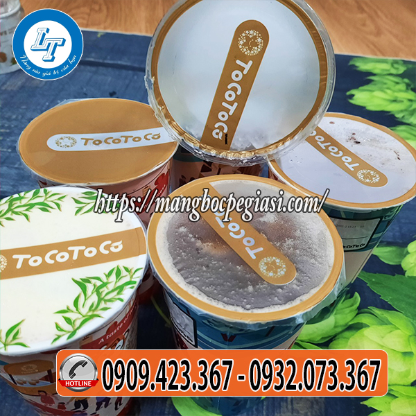 Màng ép ly in logo theo yêu cầu Màng ép ly in logo theo yêu cầu