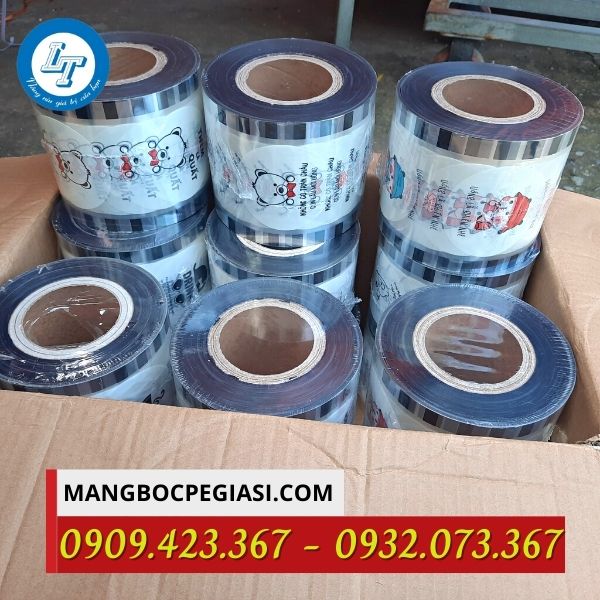 Màng ép ly trà sữa thùng 12 cuộn Màng ép ly trà sữa thùng 12 cuộn