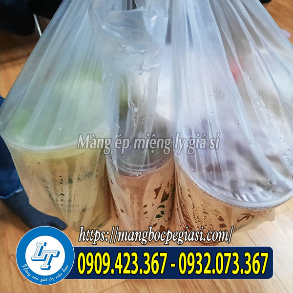 Màng ép ly trà sữa mang đi Màng ép ly trà sữa mang đi