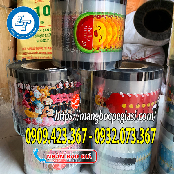 Màng ép ly in họa tiết vui nhộn Màng ép ly in họa tiết vui nhộn