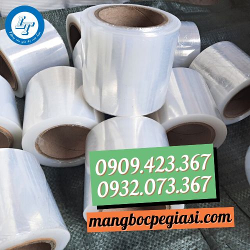 Màng pe màu trăng 10cm giá rẻ Màng pe màu trăng 10cm giá rẻ