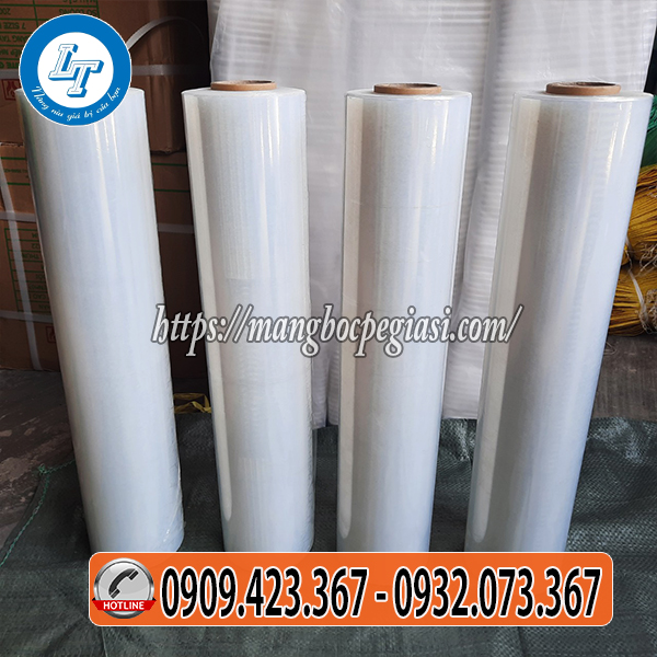 Màng pe bọc pallet trắng 50cm chất lượng Màng pe bọc pallet trắng 50cm chất lượng