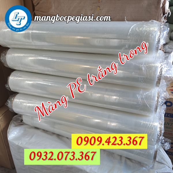 cuộn màng pe trắng trong cuộn màng pe trắng trong