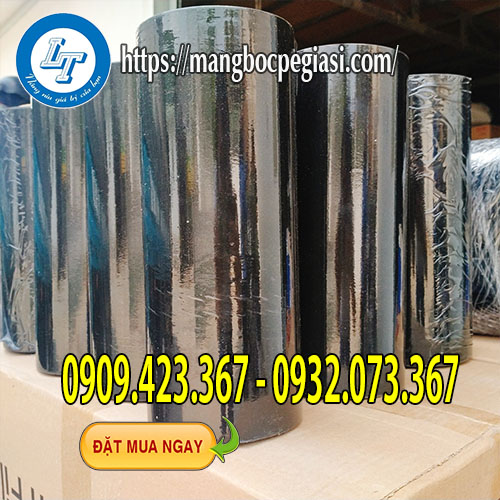 Màng pe đen 25cm giá sỉ rẻ Màng pe đen 25cm giá sỉ rẻ