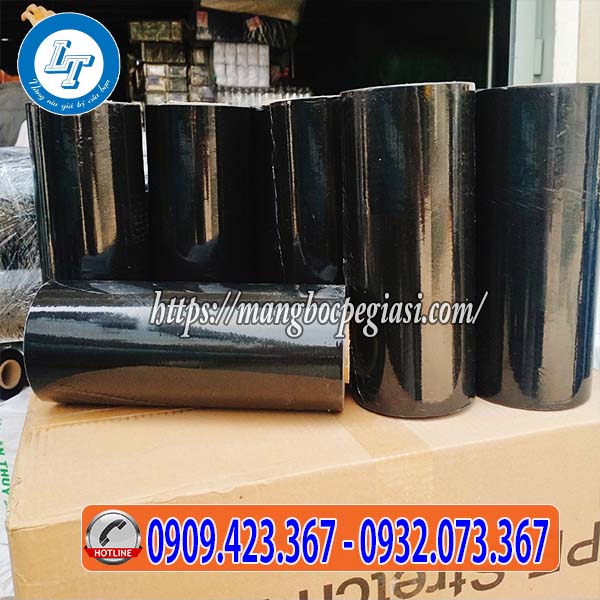 Màng pe màu đen 25cm giá tốt Màng pe màu đen 25cm giá tốt
