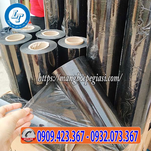 Màng pe màu đen 25cm Màng pe màu đen 25cm