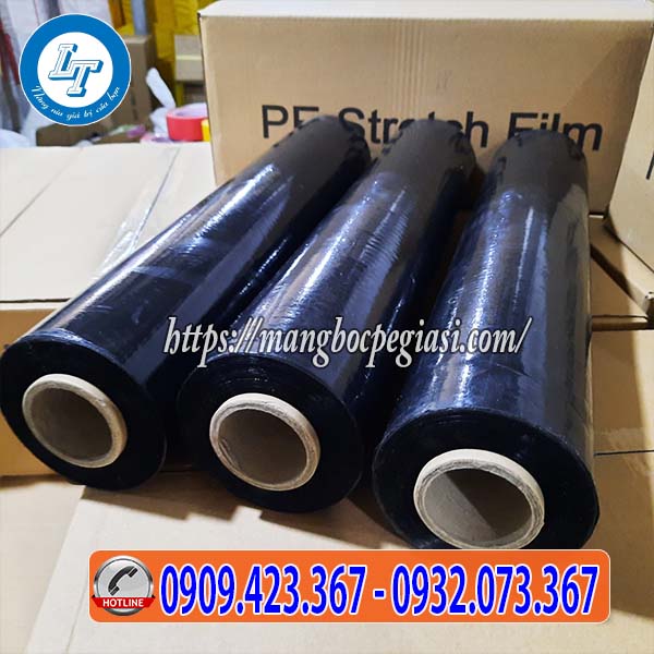 Màng PE  màu đen 50cm giá rẻ Màng PE  màu đen 50cm giá rẻ