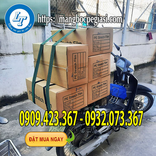 Màng pe giao hàng xe máy Màng pe giao hàng xe máy