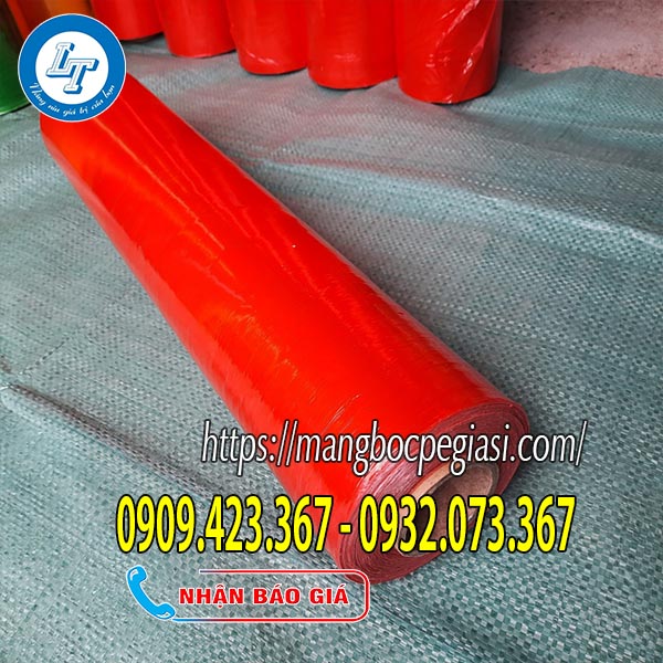 Màng pe màu đỏ 50cm Màng pe màu đỏ 50cm