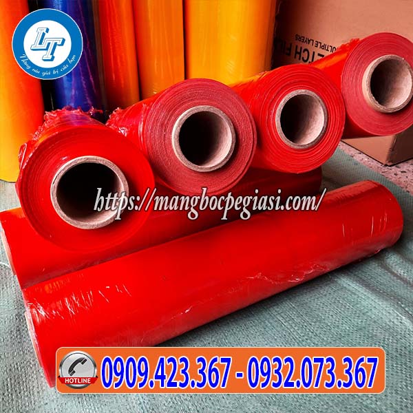 Màng PE giao hàng toàn quốc Màng PE màu đỏ chất lượng