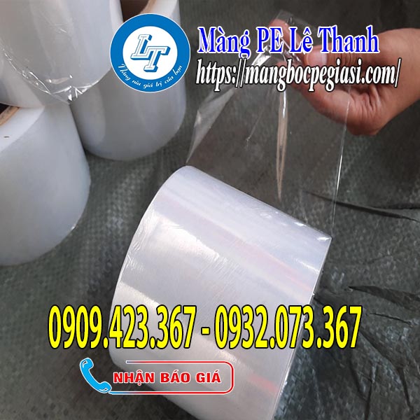 Màng PE màu trắng 10cm chất lượng Màng PE màu trắng 10cm chất lượng