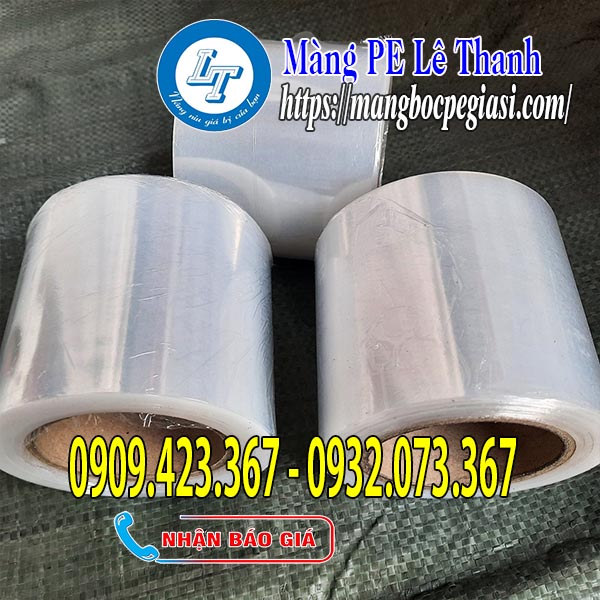 Màng PE màu trắng 10cm giá sỉ rẻ Màng PE màu trắng 10cm giá sỉ rẻ