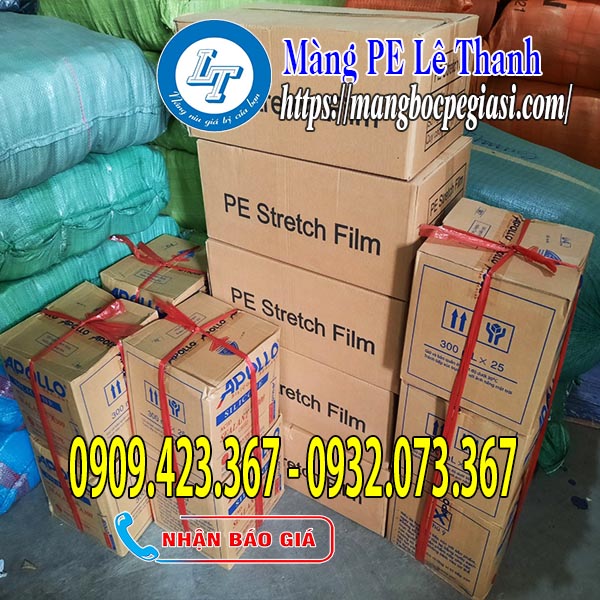 Màng PE màu trắng 10cm giá xưởng Màng PE màu trắng 10cm giá xưởng