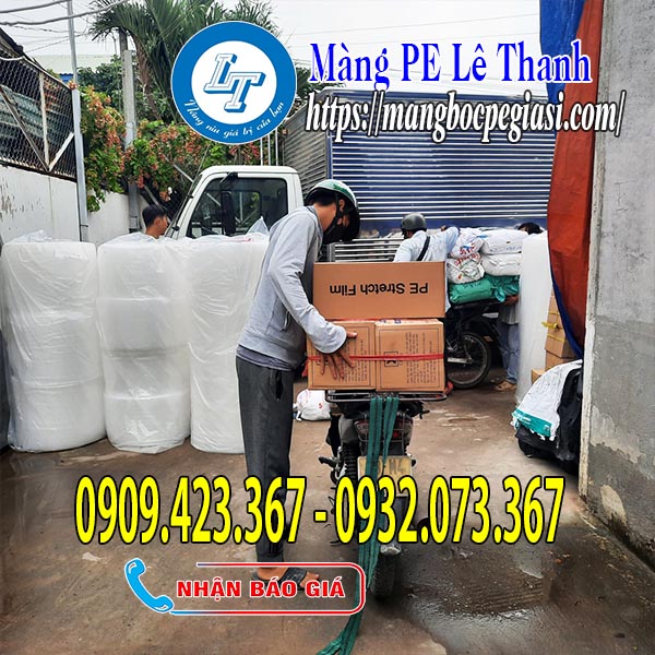 Màng PE màu trăng 10cm giao hàng nhanh Màng PE màu trăng 10cm giao hàng nhanh