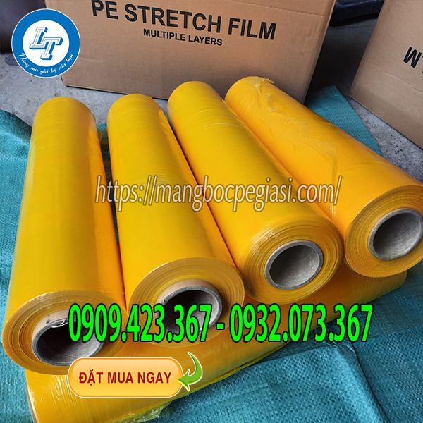 Màng pe màu vang 50cm Màng pe màu vang 50cm