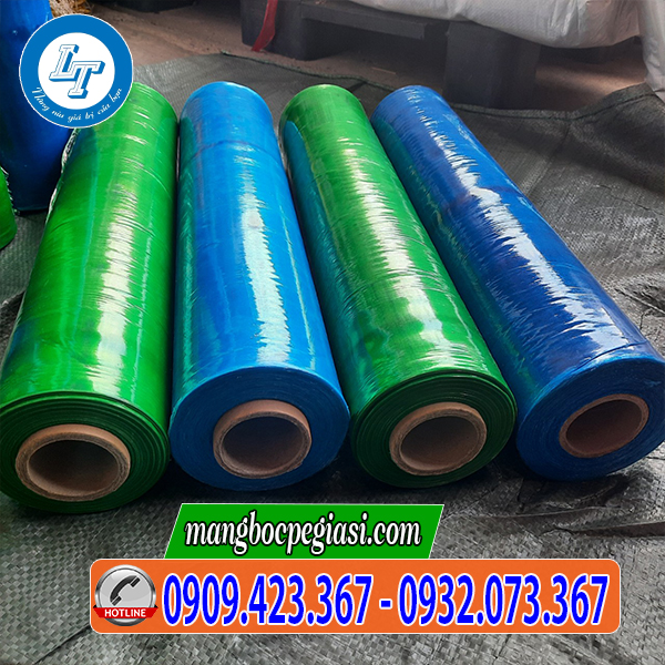 Màng pe màu xanh 50cm Màng pe màu xanh 50cm