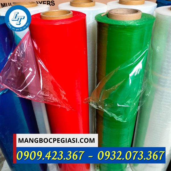 Màng PE màu độ dày 17mic Màng PE màu