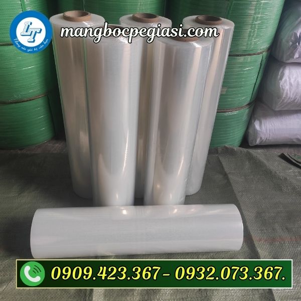Màng PE quấn pallet màu trắng trong Màng PE quấn pallet