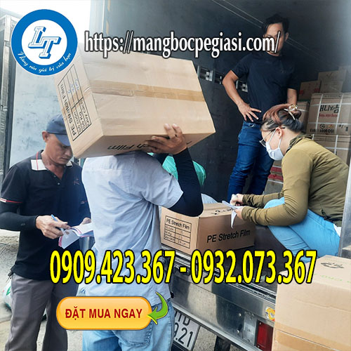 Màng pe quấn pallet giao hàng nhanh Màng pe quấn pallet giao hàng nhanh
