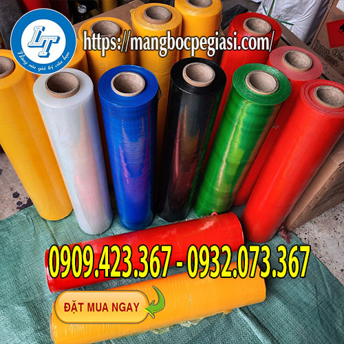 Màng pe quấn pallet nhiều màu Màng pe quấn pallet nhiều màu