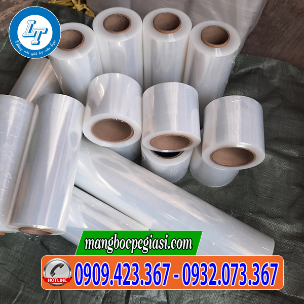 Màng pe quấn pallet trắng trong Màng pe quấn pallet trắng trong