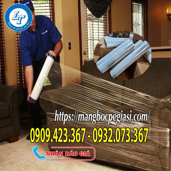 Màng PE trắng 50cm bọc hàng tiện lợi Màng PE trắng 50cm bọc hàng tiện lợi