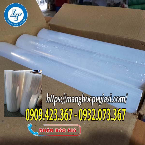Màng PE trắng 50cm thùng 6 cuộn Màng PE trắng 50cm thùng 6 cuộn