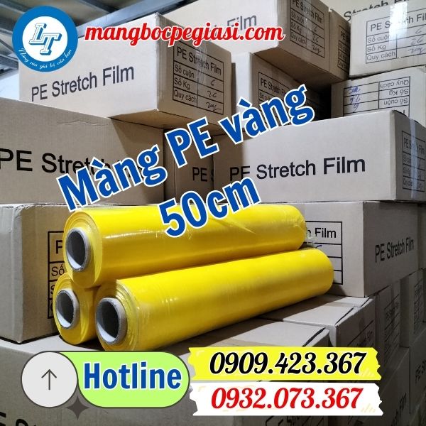 màng pe vàng 50cm giá sỉ rẻ tại nahf phân phối màng pe vàng 50cm giá sỉ rẻ tại nahf phân phối