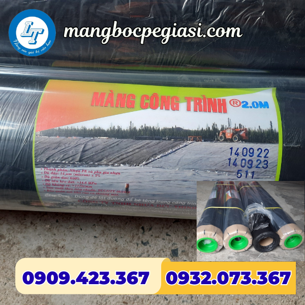 Màng phủ công trình màu đen Màng phủ công trình màu đen
