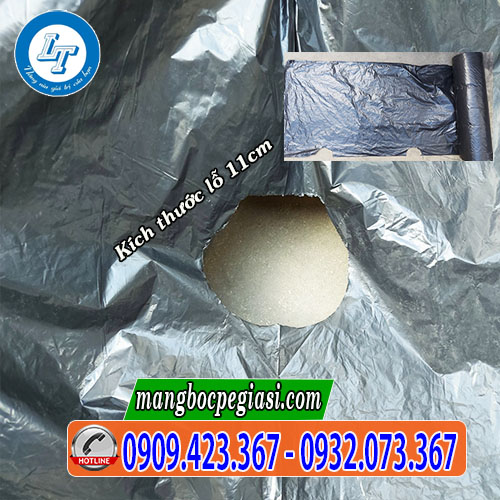 Màng phủ nông nghiệp đục lỗ 11cm Màng phủ nông nghiệp đục lỗ 11cm