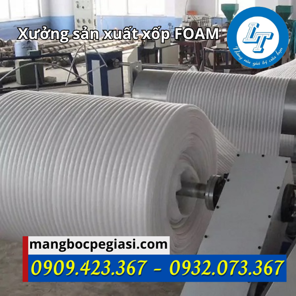 Xưởng sản xuất xốp foam Xưởng sản xuất xốp foam