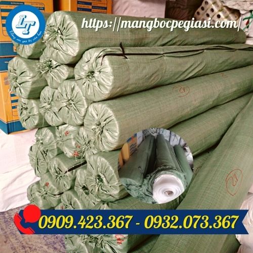 Nilon lót sàn bê tông màu trắng 12 zem Nilon lót sàn bê tông màu trắng 12 zem