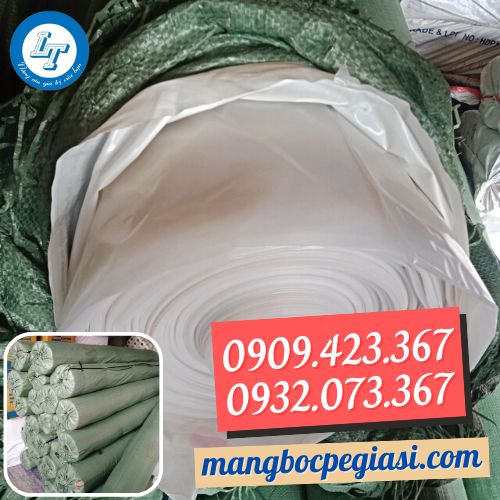 Màng nilon trắng lót sàn đổ bê tông12zem Màng nilon trắng lót sàn đổ bê tông