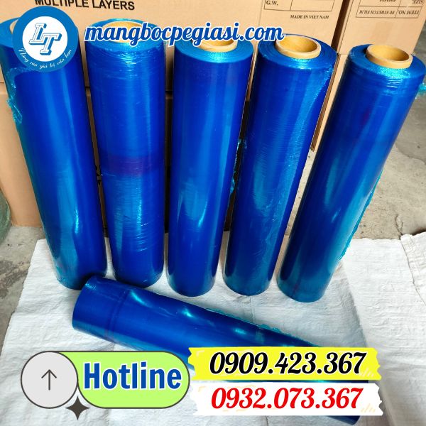 sỉ lẻ giá rẻ màng pe màu xanh dương 50cm sỉ lẻ giá rẻ màng pe màu xanh dương 50cm