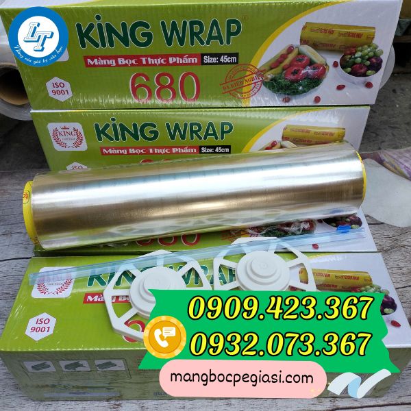Kho sỉ màng bọc thực phẩm King wrap 680 Kho sỉ màng bọc thực phẩm