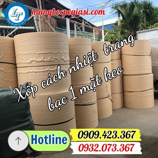 sỉ rẻ xốp cách nhiệt pe-opp tráng bạc 1 mặt kéo dính sỉ rẻ xốp cách nhiệt pe-opp tráng bạc 1 mặt kéo dính