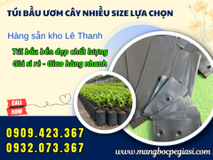 Tổng Kho Túi Đen Ươm Cây Nhiều Kích Thước Giá Sỉ Rẻ
