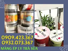 Thùng 12 cuộn màng ép ly trà sữa giá rẻ toàn quốc